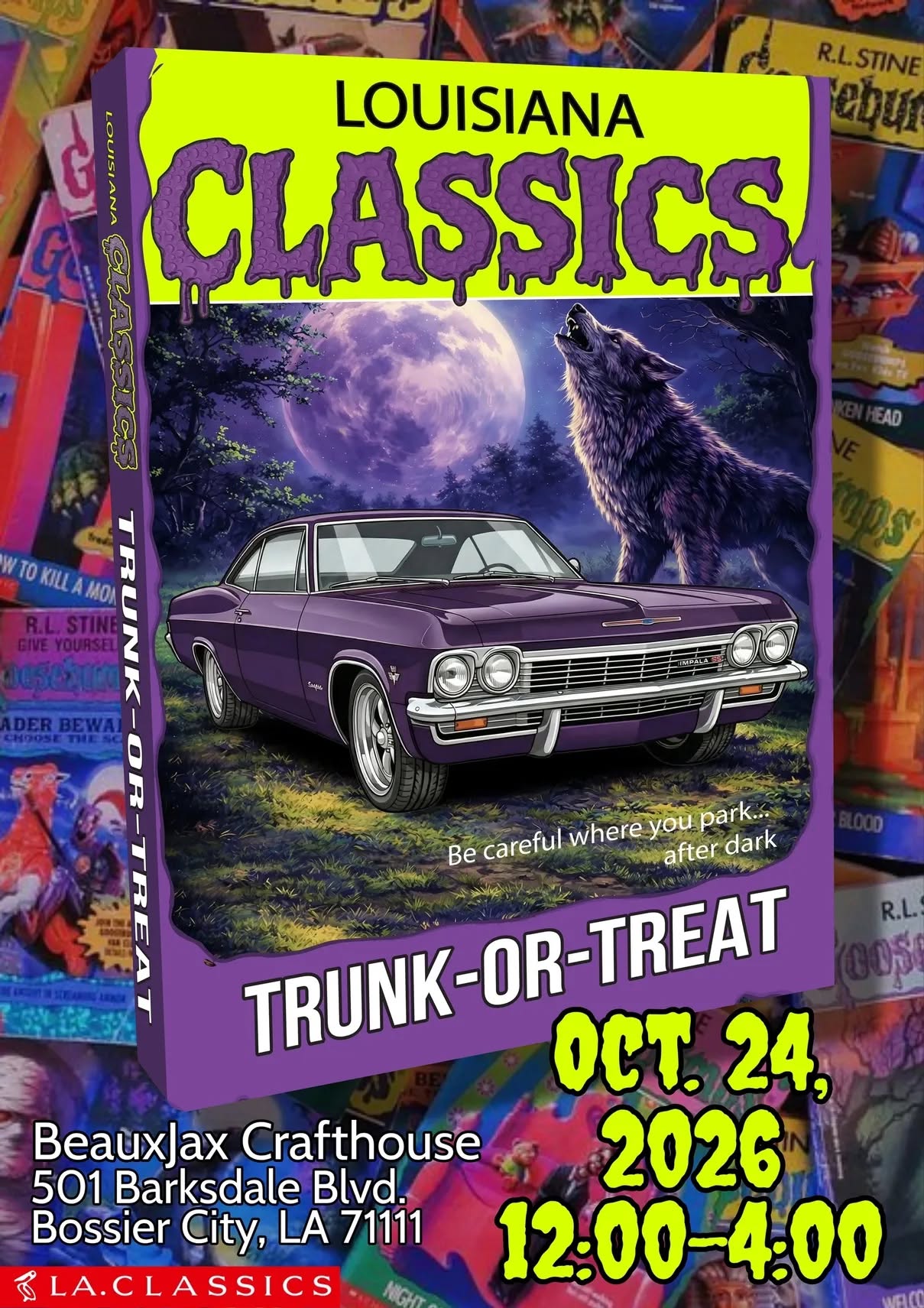 Flyer for Louisiana Classics Trunk-or-Treat