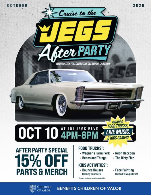 Flyer for Cruise to the JEGS After Party