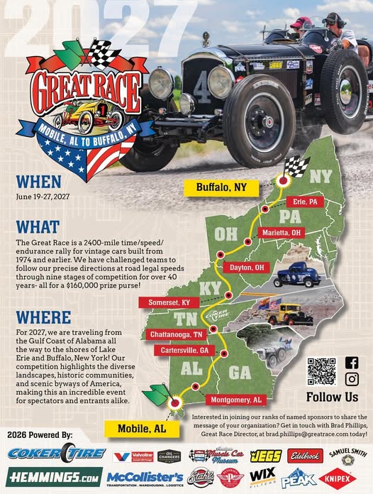 Flyer for The Great Race
