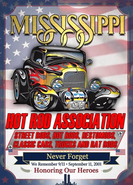 Flyer for Mississippi Hot Rod Association