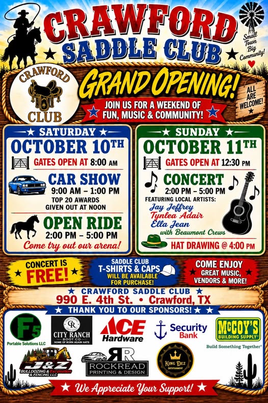 Flyer for Car Show