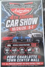 Flyer for Tom Turner Automotive Car Show