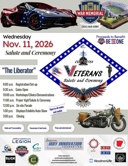 Flyer for Cornelius Veterans Salute and Gala