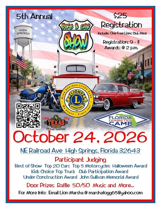 Flyer for 5th Annual Cars & Cops Show