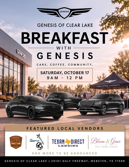 Flyer for Breakfast with Genesis