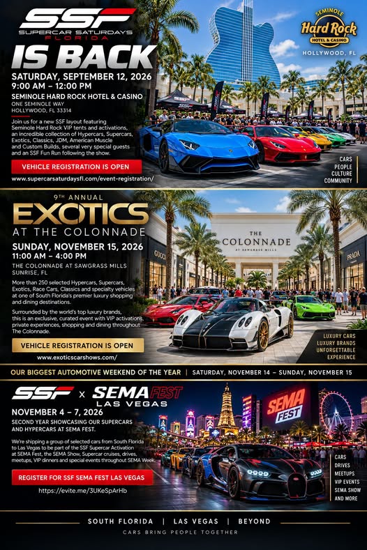Flyer for 9th Annual Exotics at the Colonnade