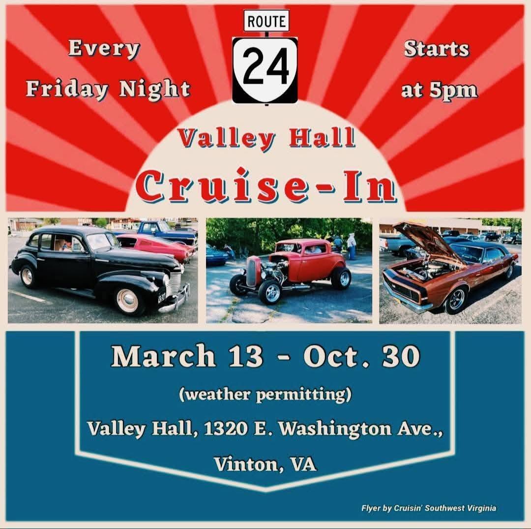 Flyer for Valley Hall Cruise-In