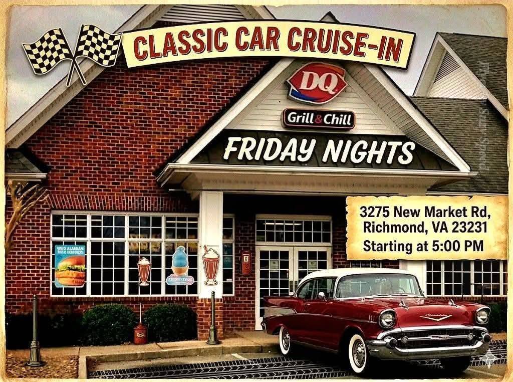 Flyer for Classic Car Cruise-In