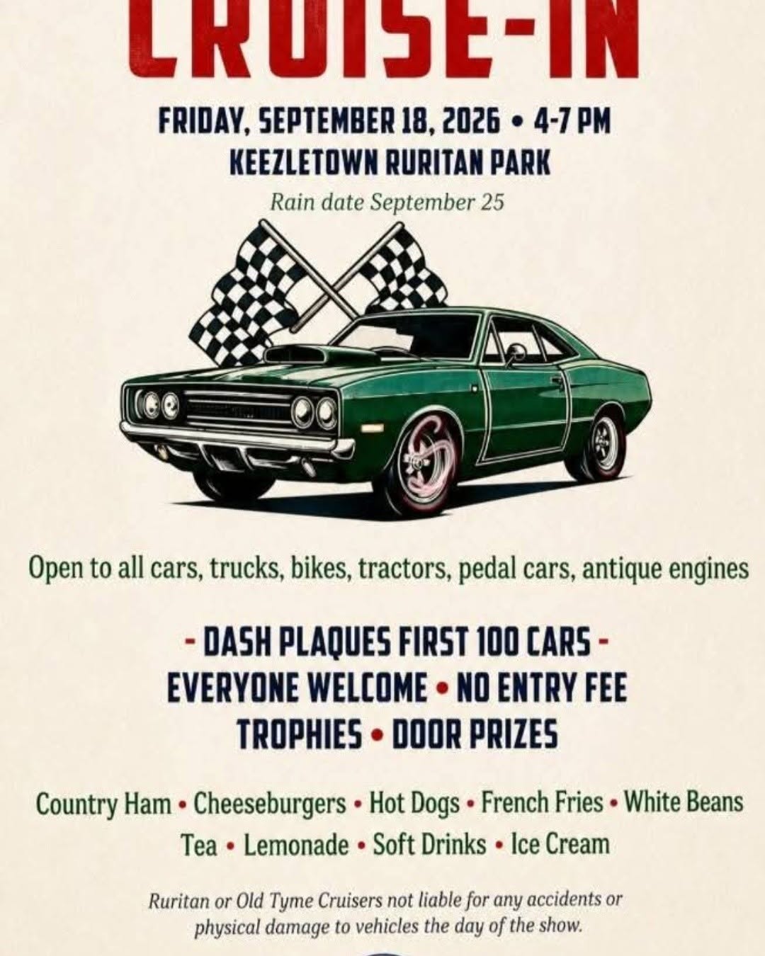 Flyer for Cruise-In