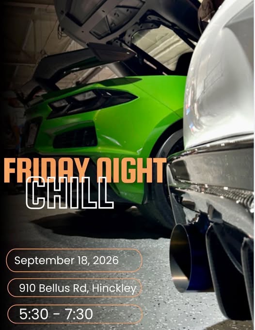Flyer for Friday Night Chill