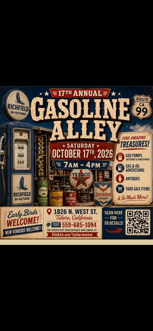 Flyer for 17th Annual Gasoline Alley