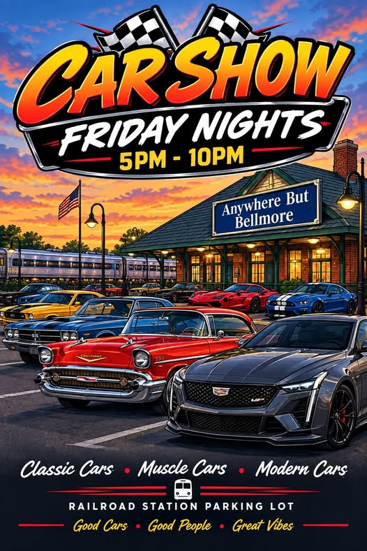 Flyer for Car Show Friday Nights