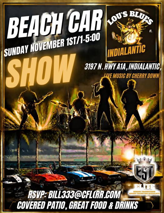 Flyer for Beach Car Show