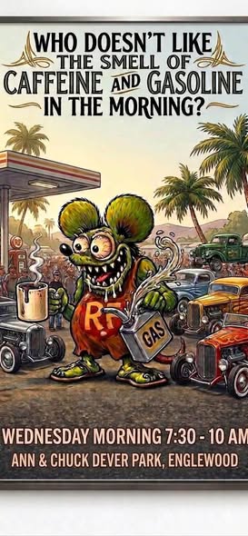 Flyer for Cars & Coffee