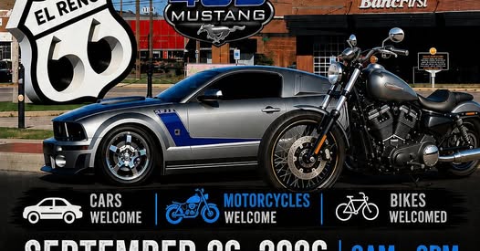 Flyer for Route 66 Car Show
