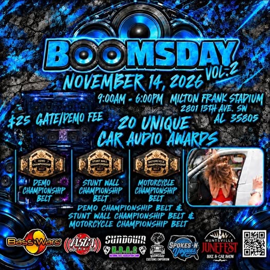 Flyer for BOOMSDAY VOL.2