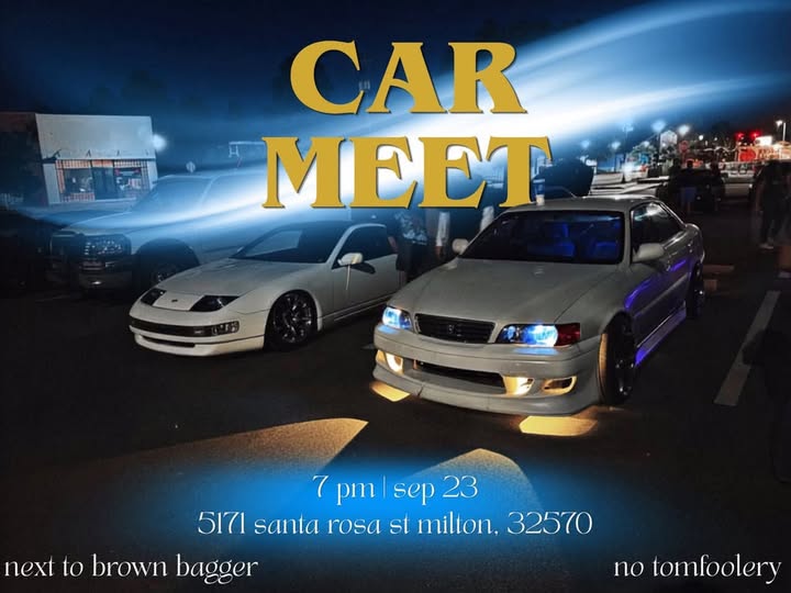 Flyer for Car Meet