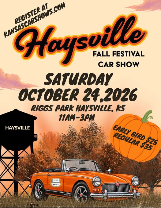 Flyer for Haysville Fall Festival Car Show