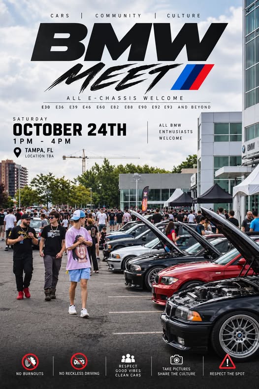 Flyer for BMW Meet