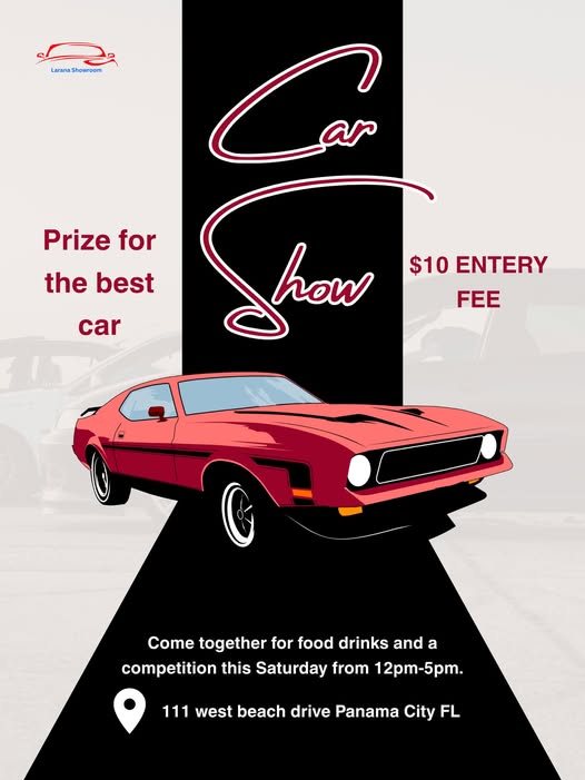Flyer for Car Show