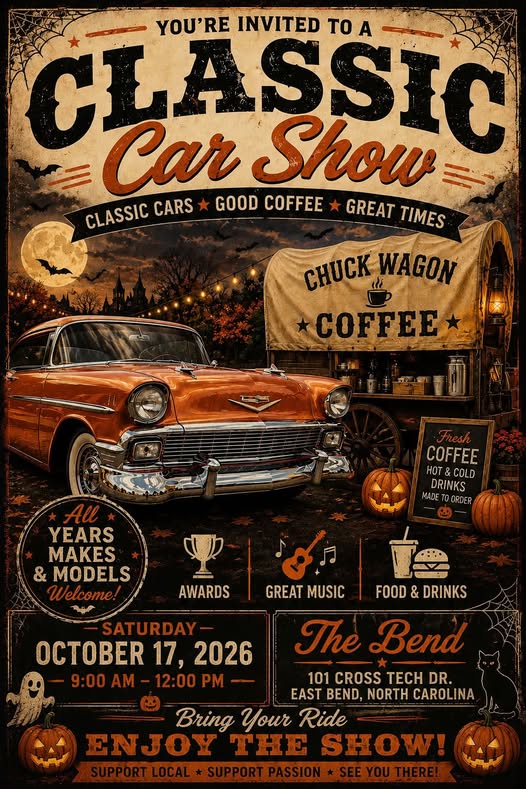 Flyer for Classic Car Show