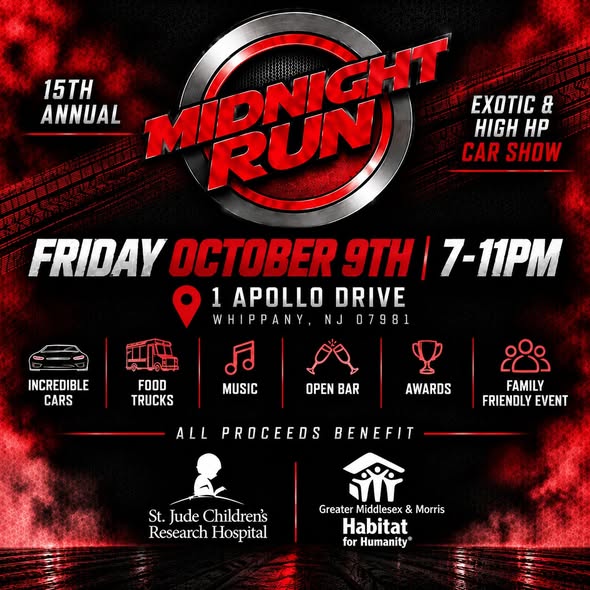 Flyer for 15th Annual Midnight Run