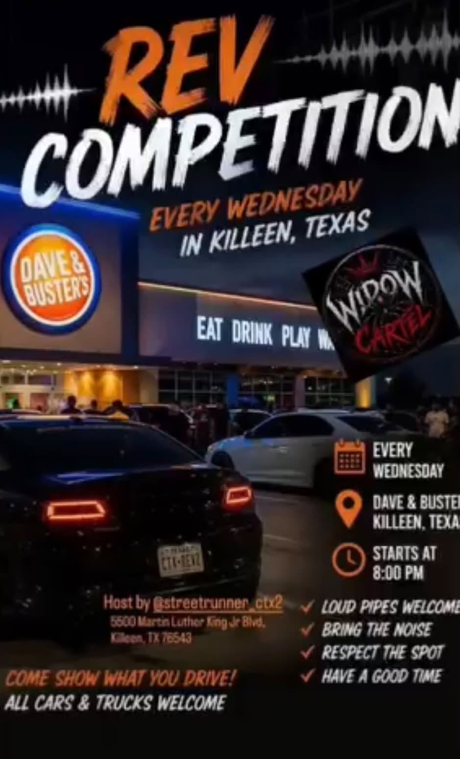 Flyer for REV COMPETITION