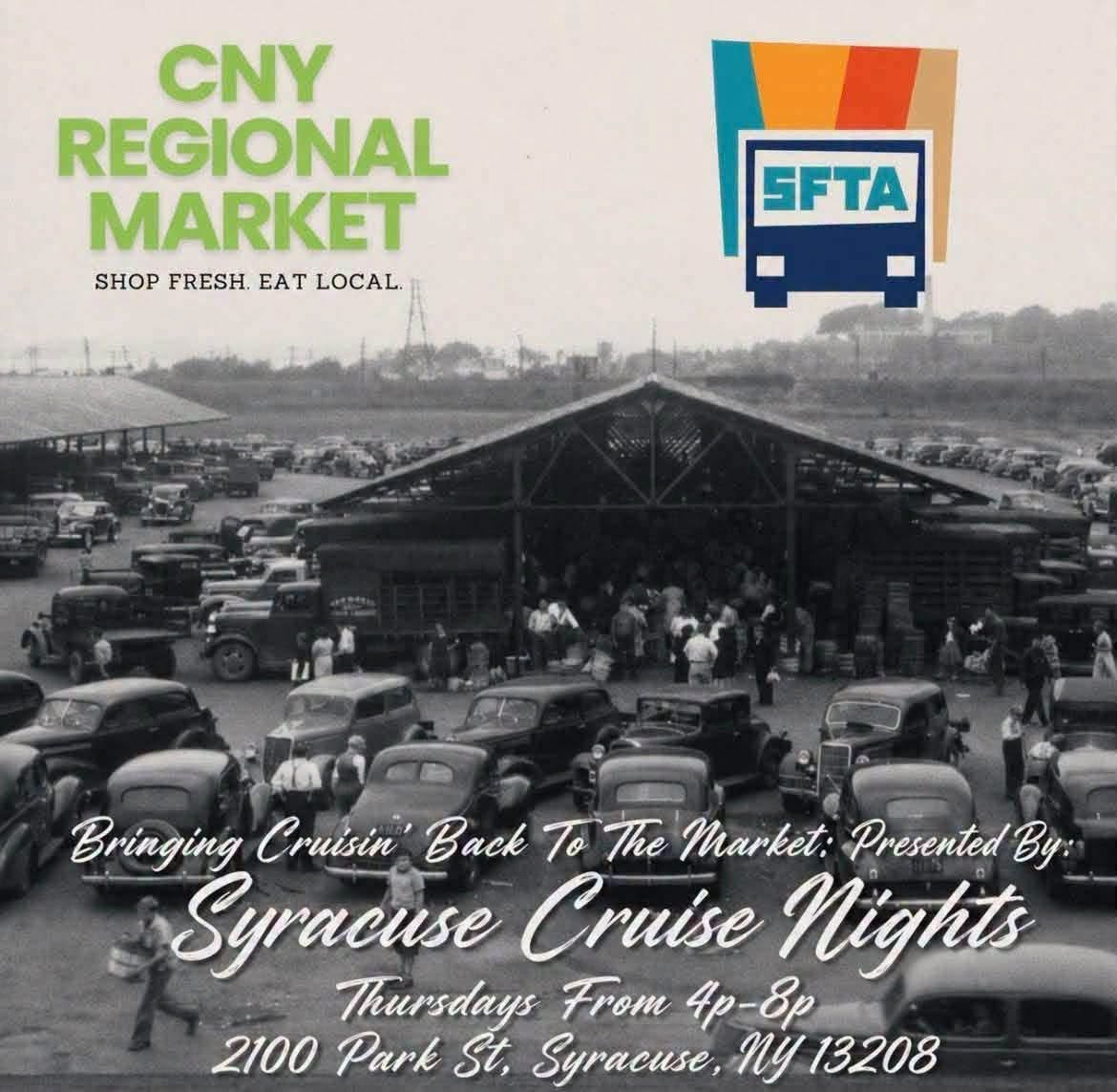 Flyer for Syracuse Cruise Nights