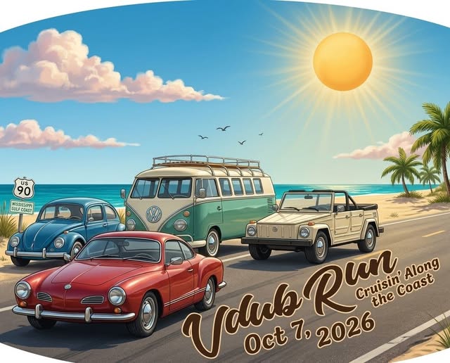 Flyer for VdUb Run - Cruisin Along the Coast