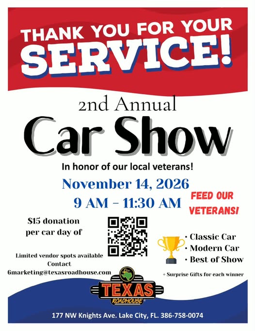 Flyer for 2nd Annual Car Show