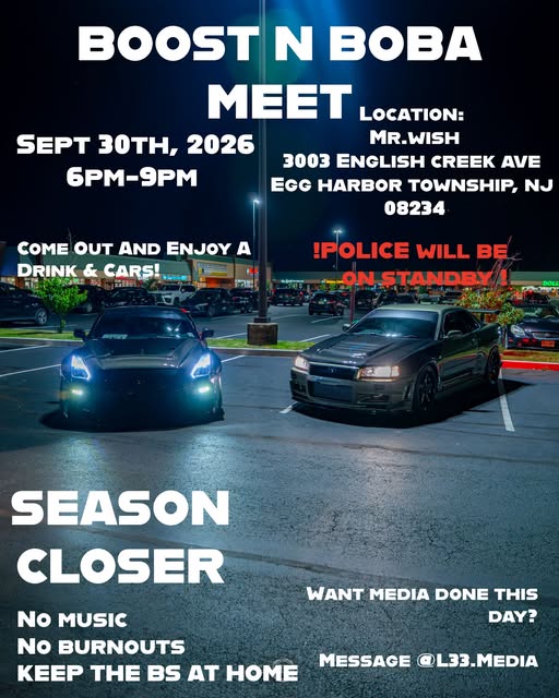 Flyer for Boost N Boba Meet
