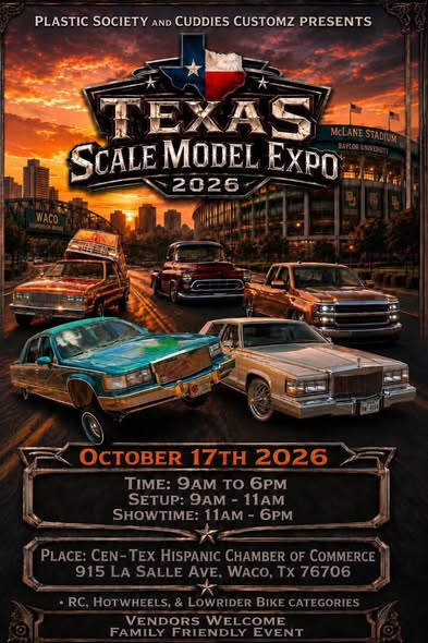 Flyer for Texas Scale Model Expo 2026