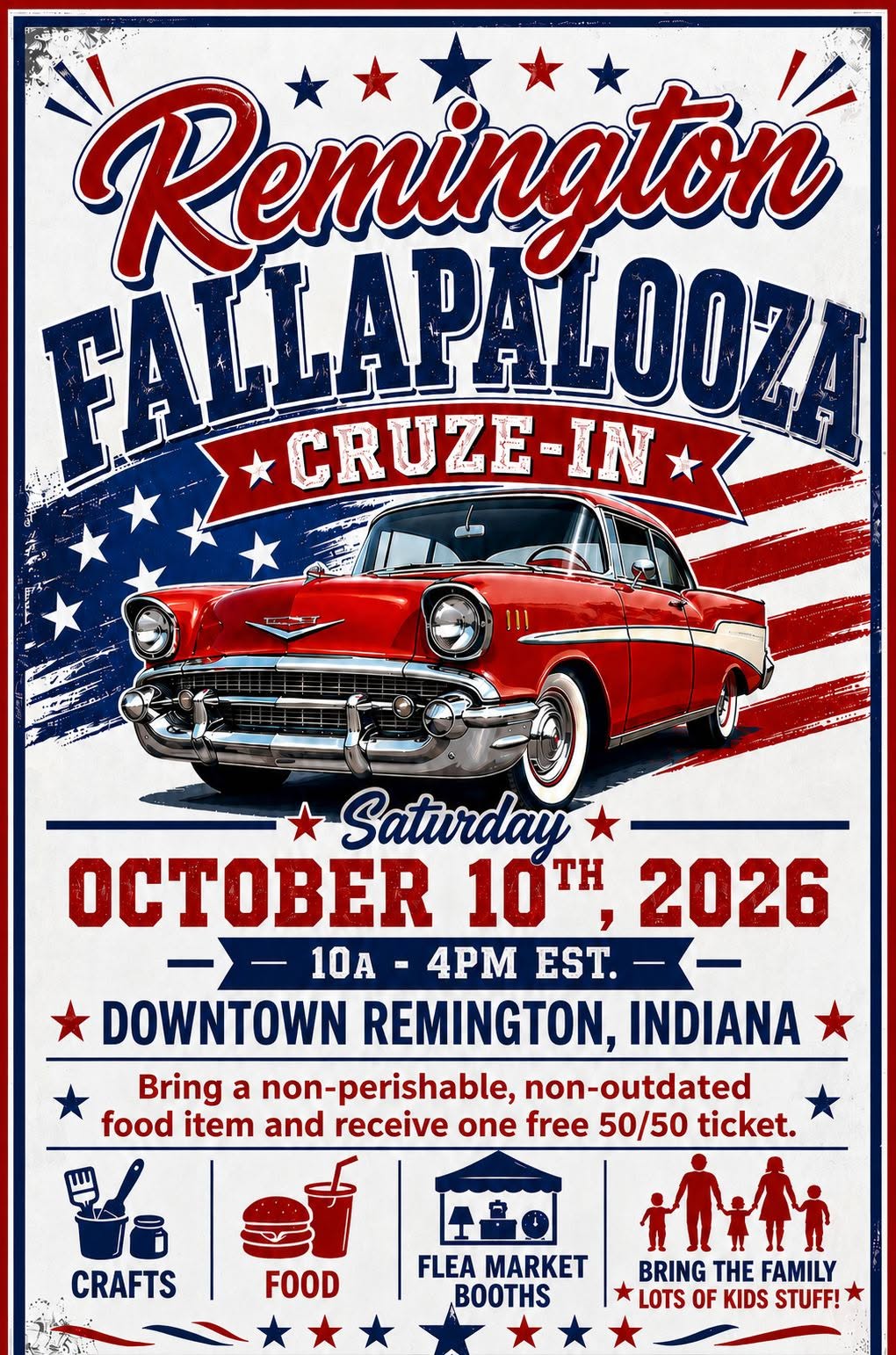 Flyer for Remington Fallapalooza Cruze-In