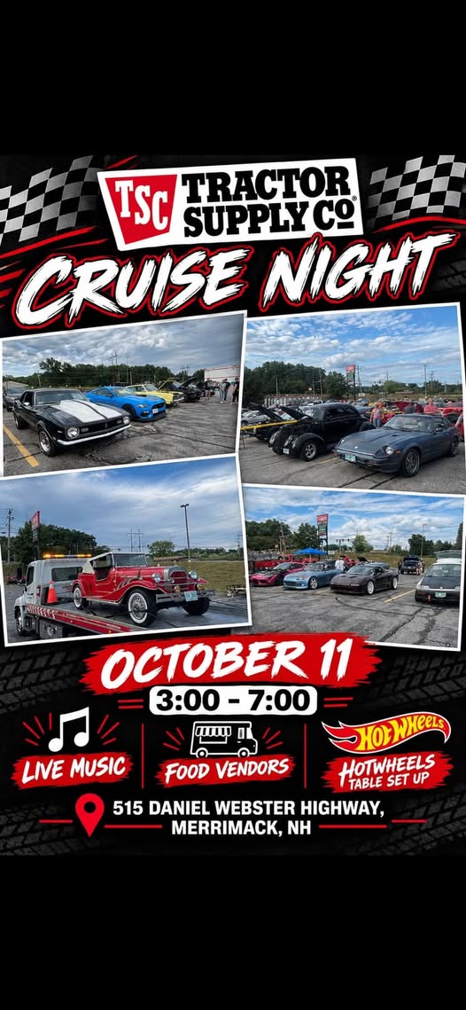 Flyer for Tractor Supply Co Cruise Night