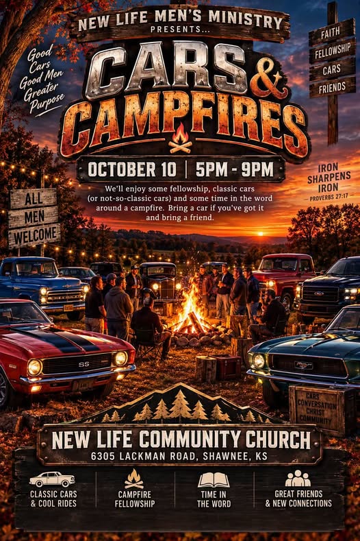 Flyer for Cars & Campfires