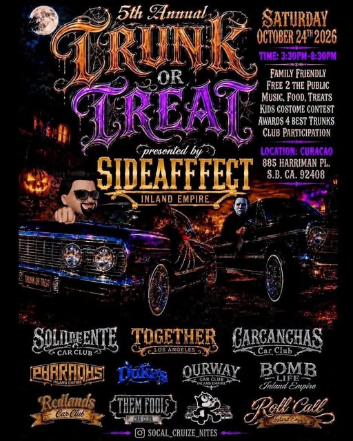 Flyer for 5th Annual Trunk or Treat