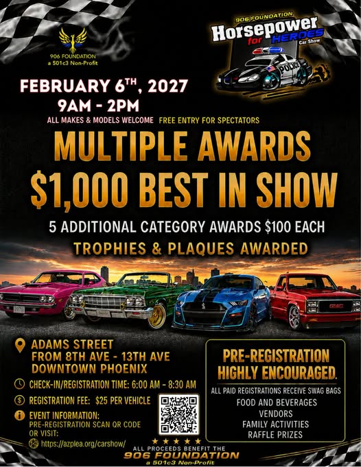 Flyer for Horsepower for 901 Car Show