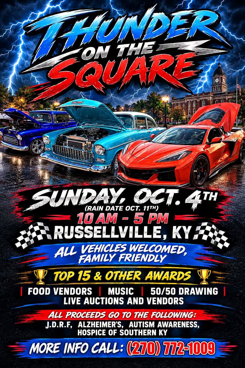Flyer for Thunder on the Square