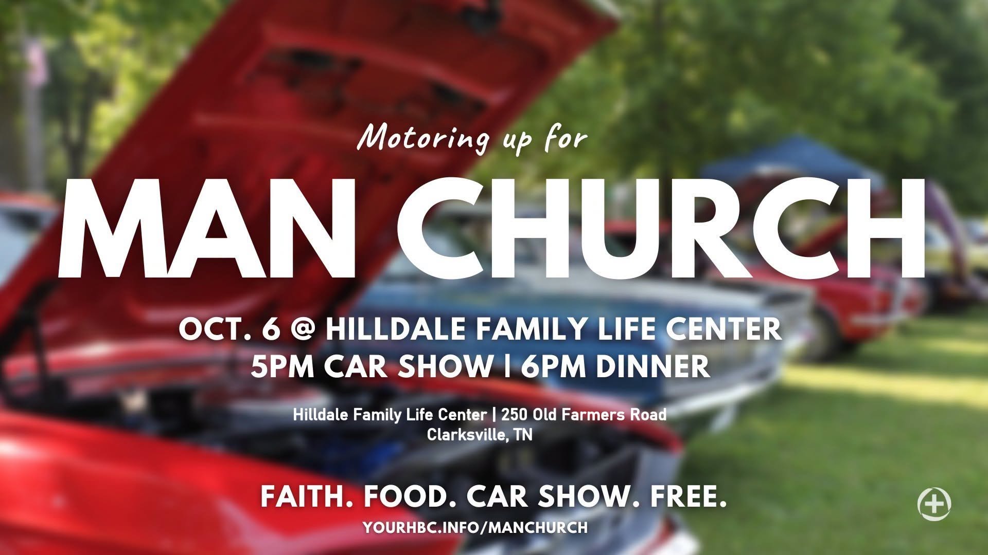 Flyer for Man Church