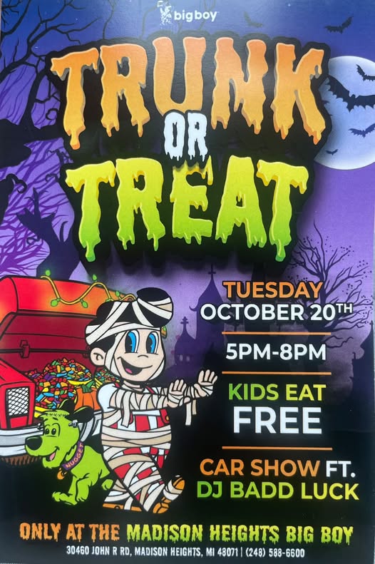 Flyer for Trunk or Treat
