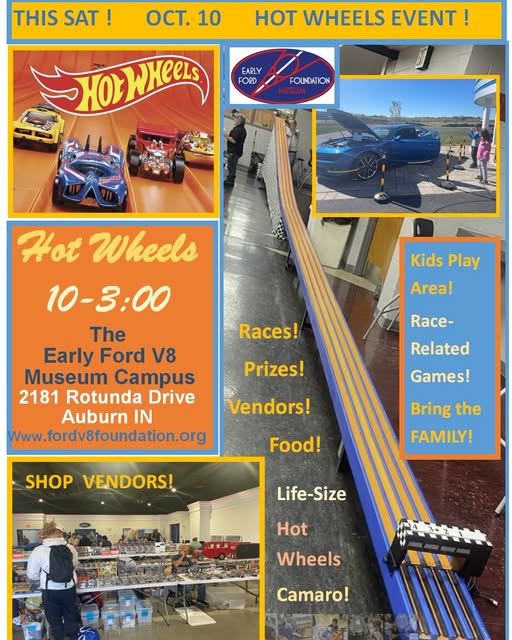 Flyer for Hot Wheels Event