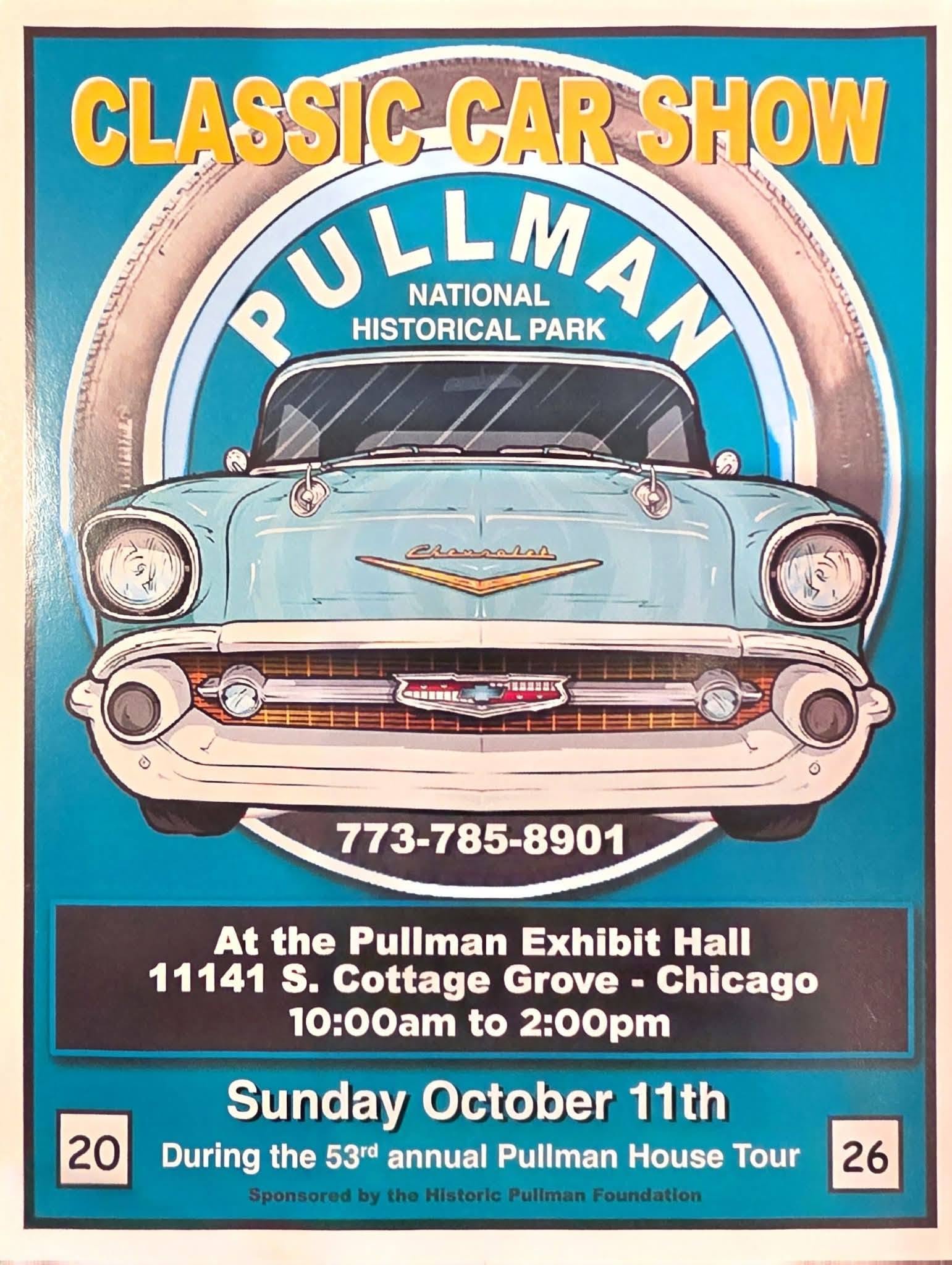 Flyer for Classic Car Show at Pullman National Historical Park