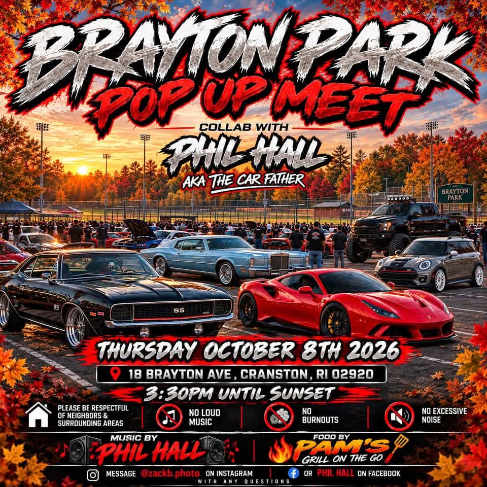 Flyer for Brayton Park Pop Up Meet