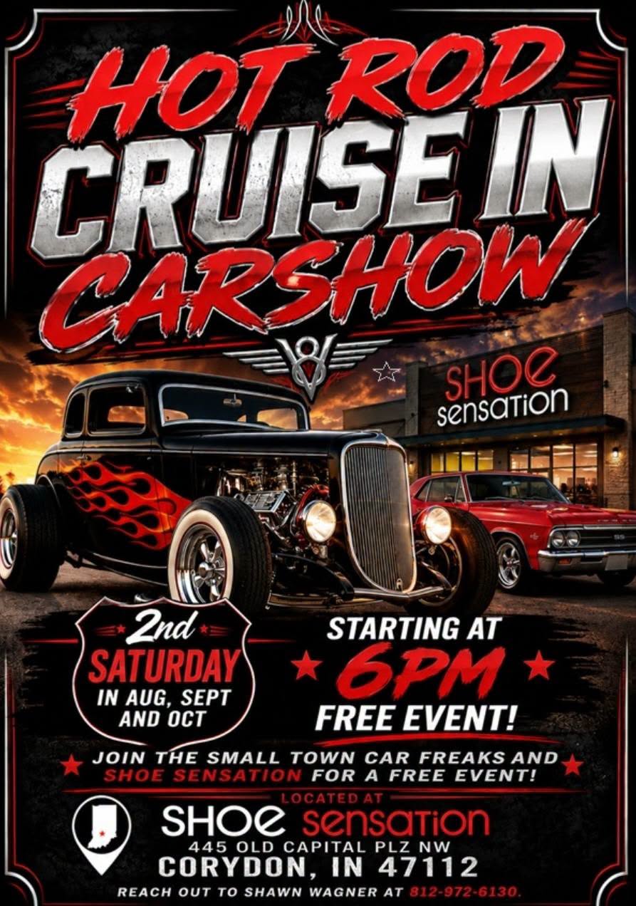 Flyer for Hot Rod Cruise In Car Show