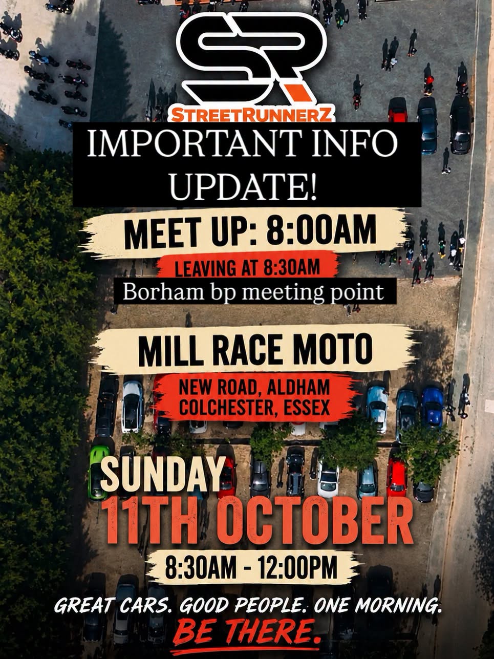 Flyer for Street Runnerz Mill Race Moto