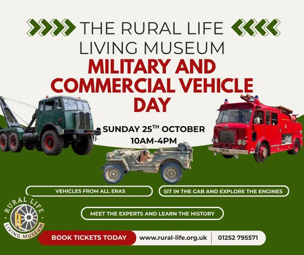 Flyer for Military and Commercial Vehicle Day