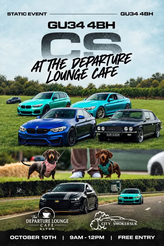 Flyer for GU34 4BH C5 at The Departure Lounge Cafe