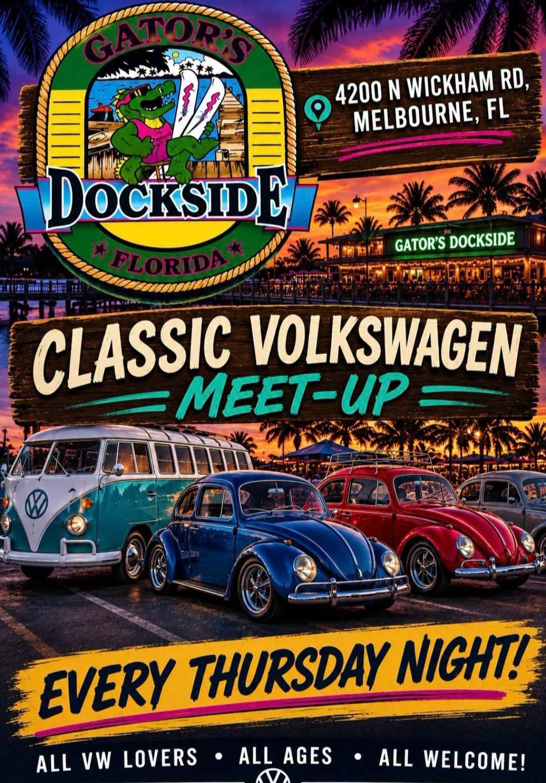 Flyer for Classic Volkswagen Meet-Up