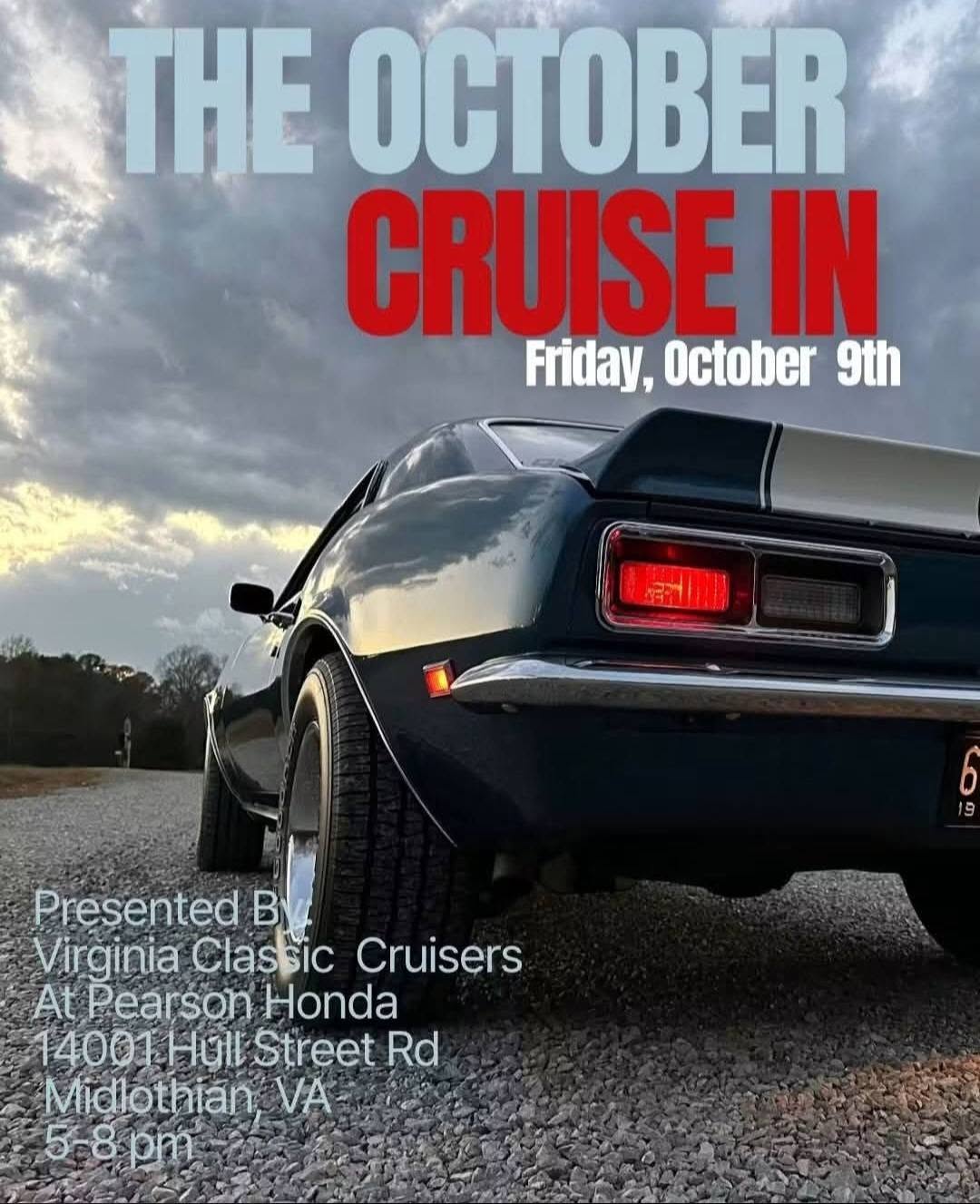 Flyer for The October Cruise In