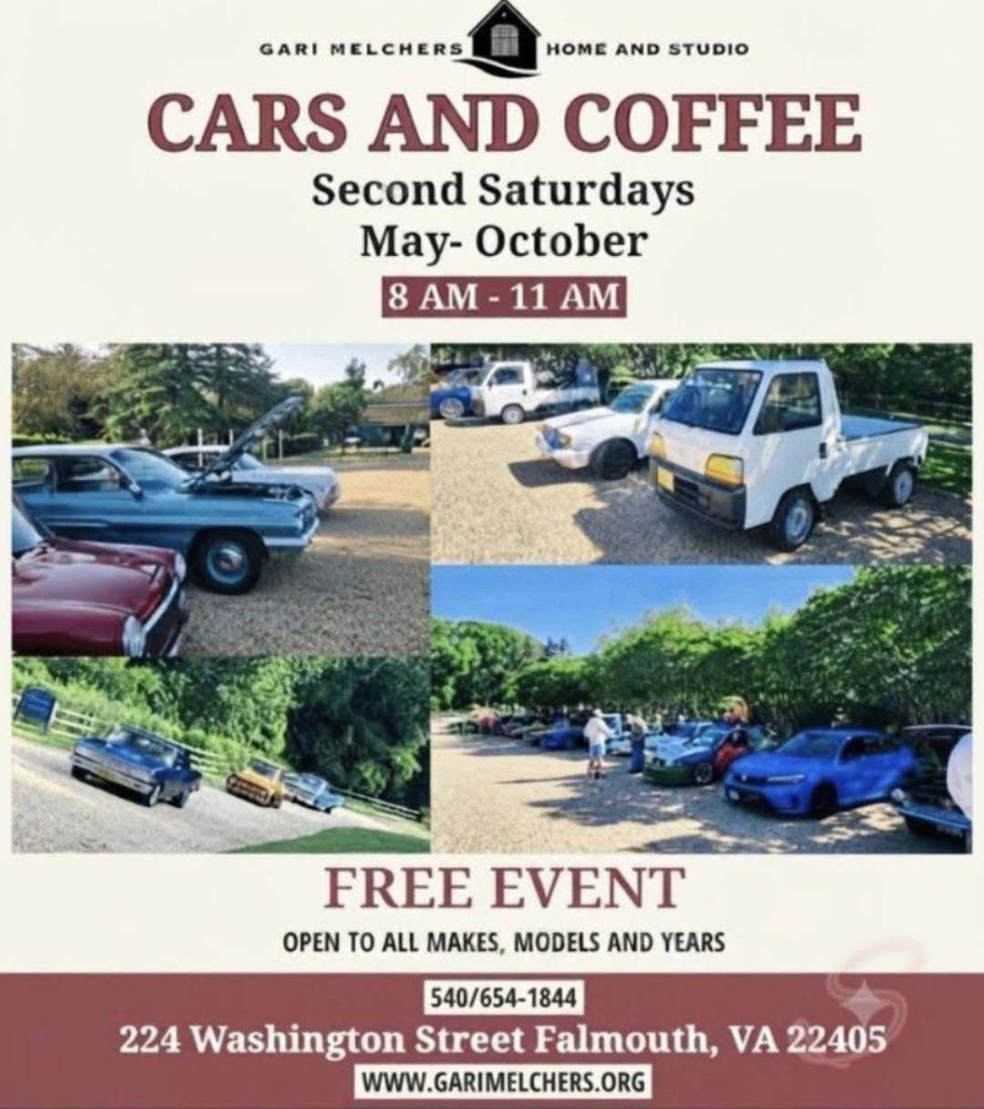 Flyer for Cars and Coffee